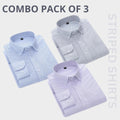 Men's Premium Check Shirt High Quality Combo Pack of 3