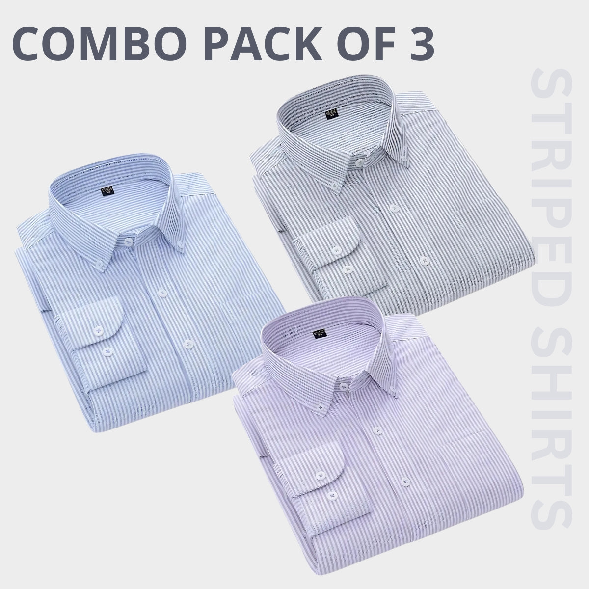Men's Premium Check Shirt High Quality Combo Pack of 3