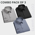 Men's Premium Check Shirt High Quality Combo Pack of 3
