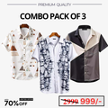Casual Shirts Collection (Pack of 3)