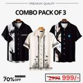 Casual Shirts Collection (Pack of 3)