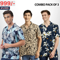 Casual Shirts Collection (Pack of 3)