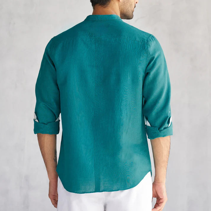 Stylish Branded Casual Shirts with Full Sleeves and Chinese Collar