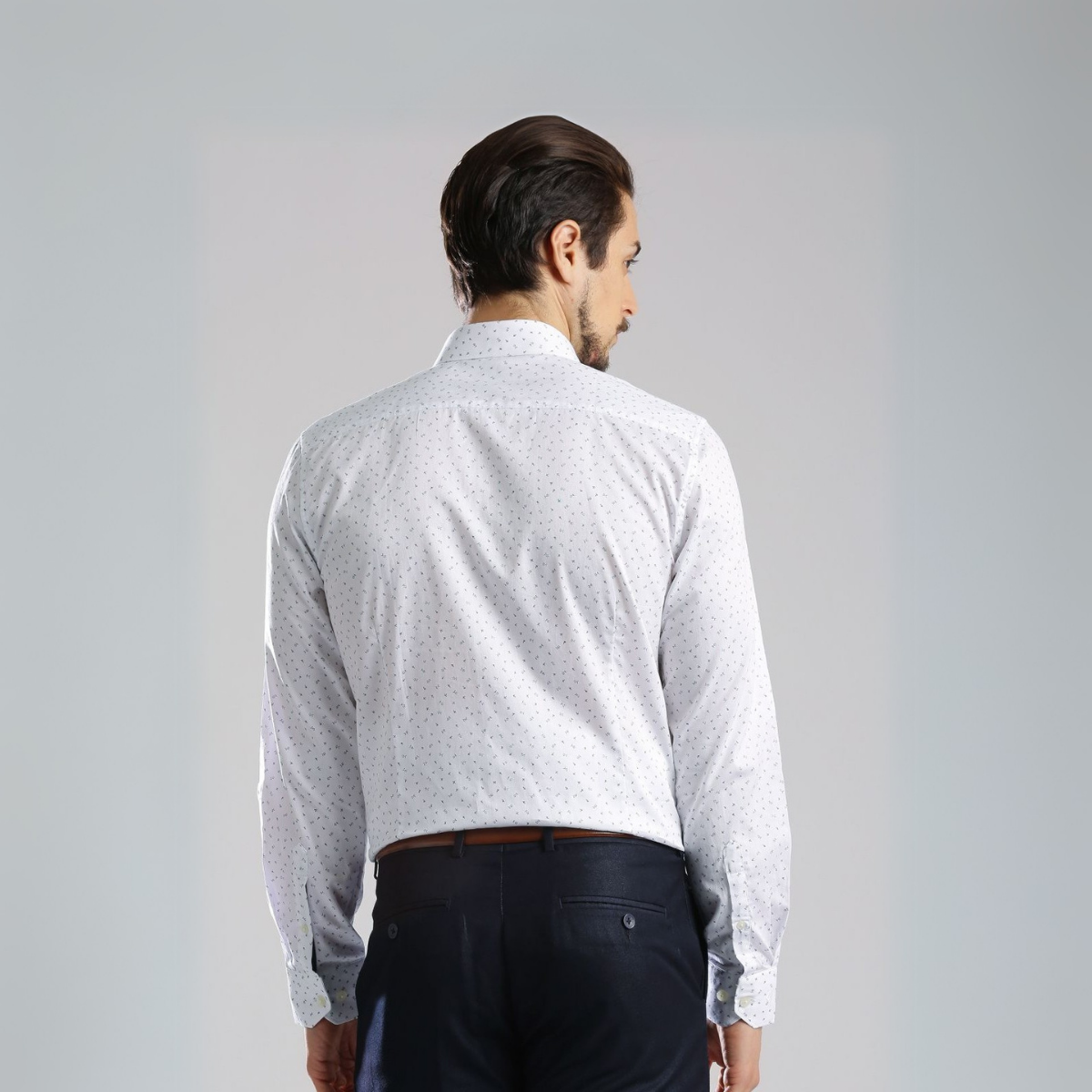 Office Essentials: 3-Pack Premium Cotton Formal Shirts – Tailored Fit, Full Sleeves & Pockets (FS-38 )