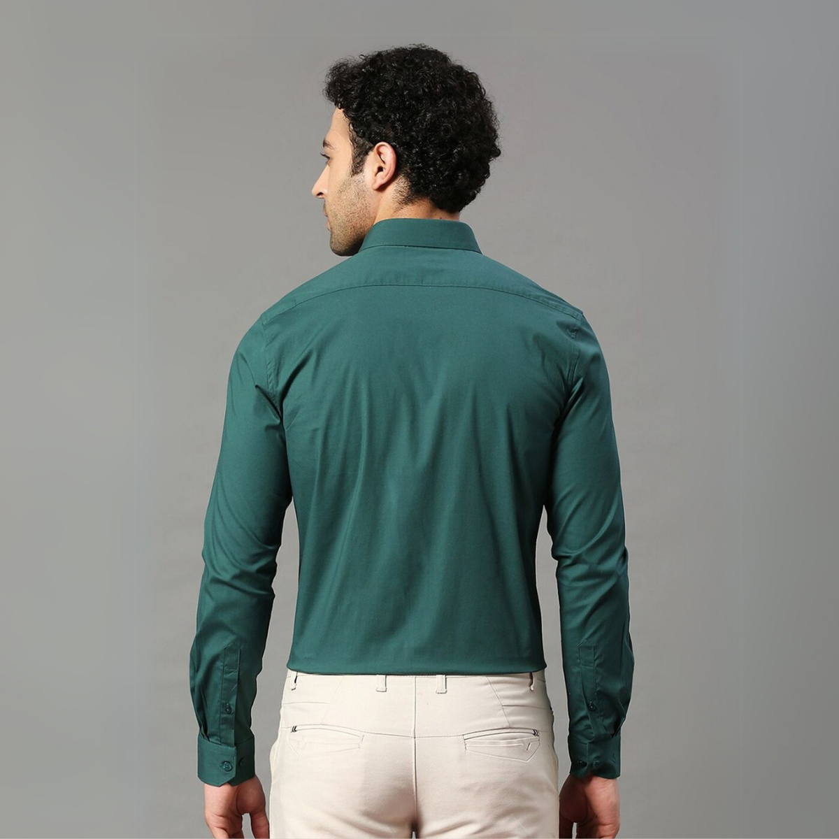 Office Essentials: 3-Pack Premium Cotton Formal Shirts – Tailored Fit, Full Sleeves & Pockets (FS-40 )