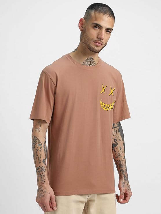 Combo Pack Of 3 -100% Pure Cotton Oversized Baggy Fit Half Sleeve Printed Round Neck Multicolor Drop Shoulder T-Shirt for Men & Boys