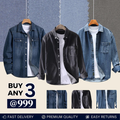 Casual Denim Shirt For Men (Pack of 3)