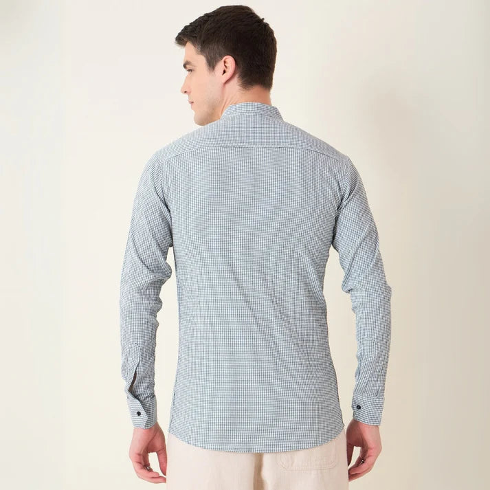 Stylish Branded Casual Shirts with Full Sleeves and Chinese Collar