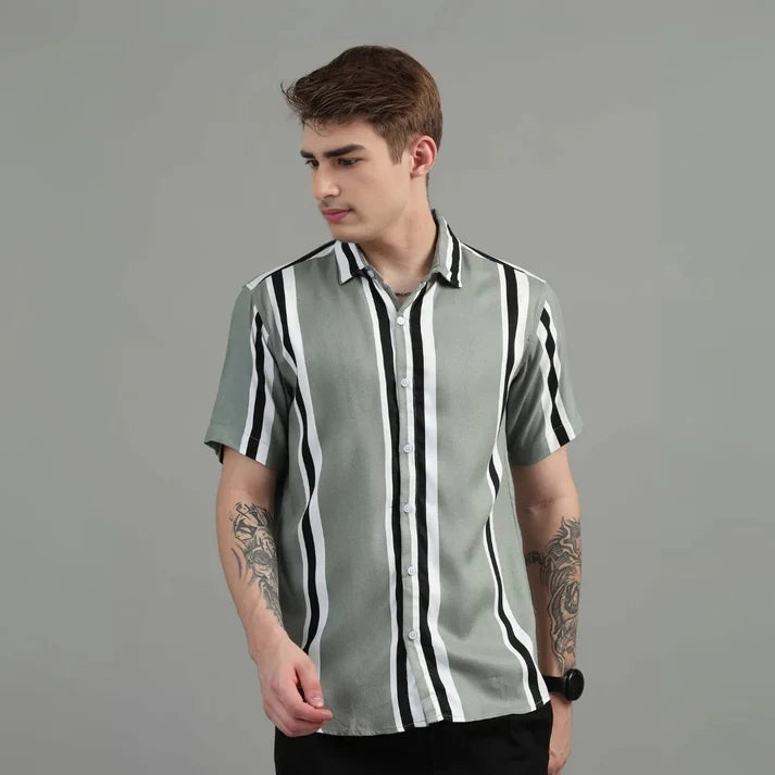 Pack Of 3 Trendy Half Sleeve Shirts – Men’s Casual Wear