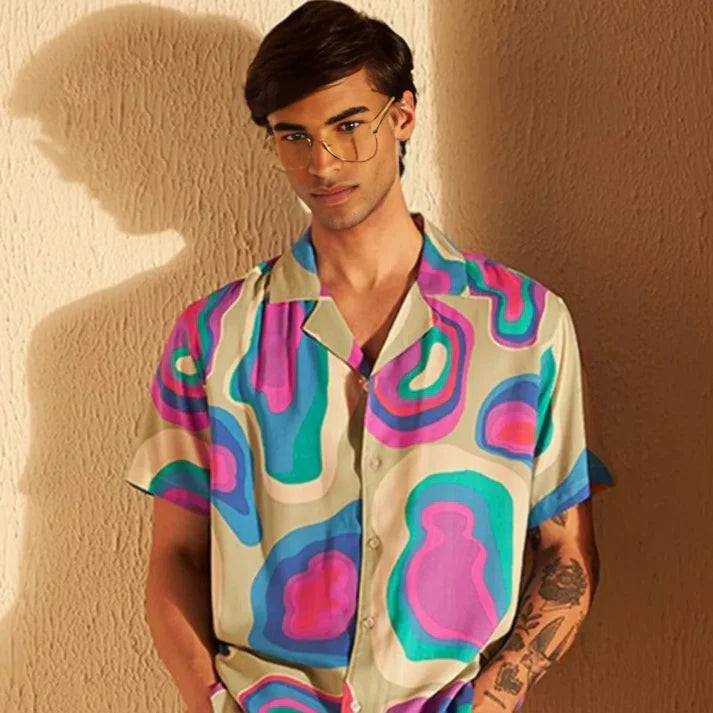 Pack Of 3 Trendy Print Half Sleeve Shirts – Men’s Casual Wear