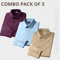 Premium Plain Shirt 100% High Quality Cotton Shirt